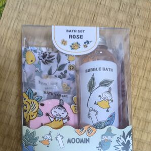 ムーミン バスセット ローズ バブルバス バスソルト バスボム