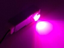 【フットランプ紫2P】トヨタ プリウス ハリアー ノア ライズ ZVW 30系 40系 50系 フットランプ LED インナーランプ 紫 パープル 2個_画像2