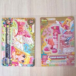 アイカツカード エンジェリージェミニシューズ エンジェリージェミニリボン