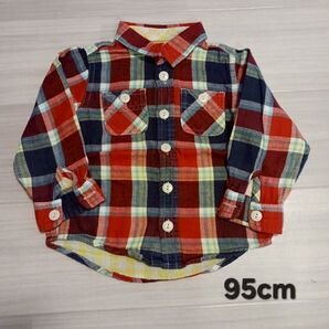 【ベビー服】95cm CHEROKEE チェック柄シャツ