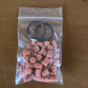 ビールサーバー洗浄用スポンジ50個、おまけにホシザキ社専用カランパッキン2つ付 ビールサーバー用 ビール洗浄に必要なスポンジ