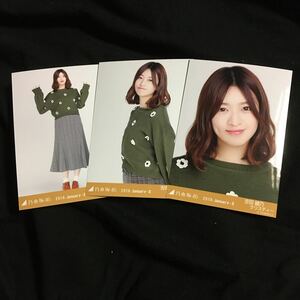 吉田綾乃クリスティー【アースカラー】3種 3枚 乃木坂46 コンプ 会場 生写真 ランダム