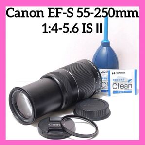 家族の思い出を残そう EF-S 55-250mm 1:4-5.6 IS Ⅱ 望遠レンズ 手ぶれ補正付き おまけあり キヤノン