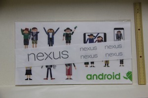 nexus ロゴ android ドロイド君 ステッカー 検索 ネクサス アンドロイド ロボット キャラクター ロゴ マーク グッズ