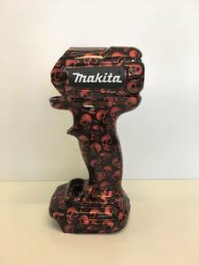  Makita makita impact driver TD147 for custom housing ( exterior ) Mini Skull red pattern gloss having . specification new goods 