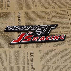 jsレーシング JS RACING ロゴエンブレム ステッカー 2個セット
