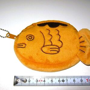 【たい焼き モチーフ 小物入れ ブラウン】小銭入れ イヤホンポーチ かわいい 可愛い レディース メンズ ファッション お洒落