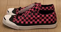 23.5cm コンバース Converse Jack Purcell 2TN 2-Tone Pink Black ジャックパーセル ツートン ピンク ブラック チェック チェッカー 0201_画像3