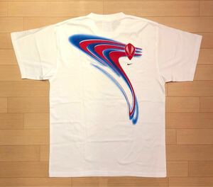 【L】デッドストック 90'S ヴィンテージ ナイキ NIKE FLIGHT Logo Tee フライト ロゴ プリントTシャツ 半袖Tシャツ USA M4516 PD