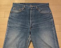 【W34 L32】ヒゲ 90s Vintage Old Levi's 501 Denim Pants Regular USA製 ヴィンテージ オールド リーバイス デニムパンツ レギュラー 9580_画像4