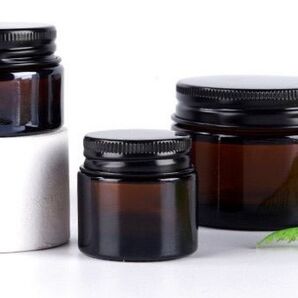 クリームジャー 遮光瓶 アロマ、エッセンシャルオイルブレンド用 30ml 6個