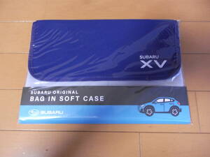  not for sale * new goods unused unopened SUBARU( Subaru ) original bag in soft case blue XV