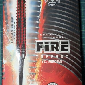 Harrows(ハローズ) FIRE INFERNO(ファイア インフェルノ) 2BA 18gR ダーツ バレル