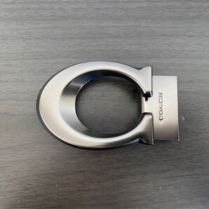 コーチ 新品 ガンメタ バックル 社会人 ビジネス