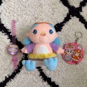 【おかあさんといっしょ】ぬいぐるみ、ライトブレス、キーホルダー 3点セット