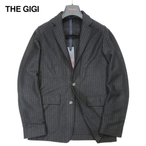 【定価8.8万・新品・46】THE GIGI（ザ ジジ）2Bウールジャージージャケット ブラックチョークストライプ【STARMAN】