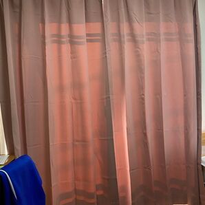 1級遮光カーテン100×178cm2枚ピンク