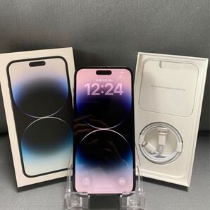 超美品 Appleストア版 SIMフリー iPhone14 Pro Max 512GB ブラック色