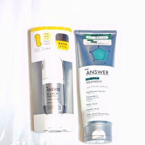 【クーポン(取得必要)300円引き〜10月27日迄・未開封】花王 THE ANSWER トリートメントカラーダメージ オイル 2点