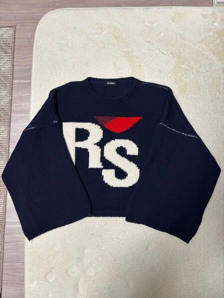 RAF SIMONS ラフシモンズ RS ロゴ ニット セーター