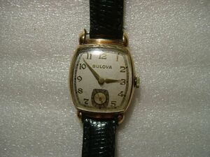 BLOVA　ブローバ　スクエア文字盤腕時計　アンティーク　1930年頃　USA製