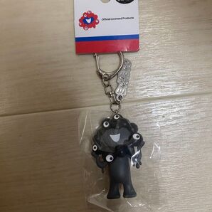 大阪関西万博 会場限定 完売 黒ミャクミャク 立体PVC キーホルダー プレート付 ミャクミャク フィギュア 新品