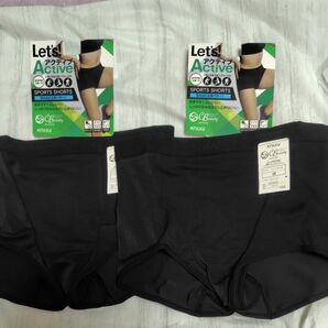 アツギ スポーツショーツ レディース スポーツ ランニング ストレッチ 部活 吸汗速乾 Mサイズ 2枚 No141