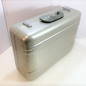 希少の銀ハリ 50s HALLIBURTON ゼロハリバートン ビンテージスーツケース 中・内装綺麗 (ZERO ミッドセンチュリー) #4832