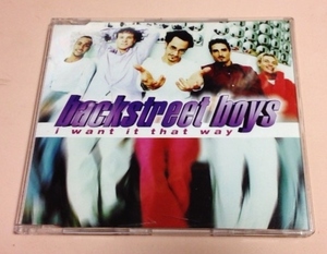 Backstreet Boys(バックストリートボーイズ) 「I Want It That Way」 UK & EU盤