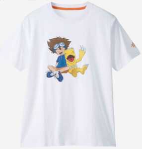 即決◆デジモンアドベンチャー　東映◆半袖Tシャツ【M】新品タグ付き　白　八神太一　アグモン　メンズサイズ　フジテレビ　アニメ◆