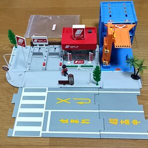 トミカ トミカタウン ニッポンレンタカー 立体駐車場 パーキング 日本レンタカー 情景部品 街並み ミニカー