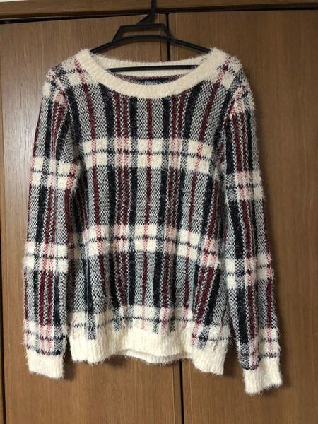 forever21 ニット セーター モヘアニット フォーエバー21 チェック