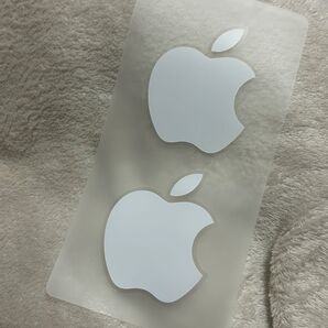 【Apple】アップル ロゴ ステッカー シール ホワイト 付属品
