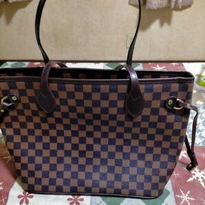 レディース チェック柄ショルダーバッグ 大