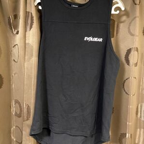 EVOLGEAR ノースリーブ Tシャツ ブラック トレーニングウェア