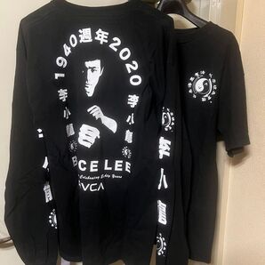 ブルース・リー生誕80周年記念 VCA コラボTシャツ 2枚セット ブラック
