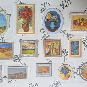 絵画 シール 紙シール ゴッホ おすそ分け