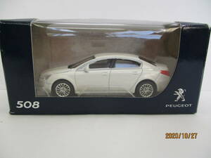 * last. 1 pcs * super-rare * rare *PEUGEOT Peugeot first generation 508* minicar * white * NOREV Norev company manufactured * new goods * unused goods *1|64 scale *