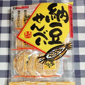 秋田市 いなふく米菓 納豆せんべい 11枚入り
