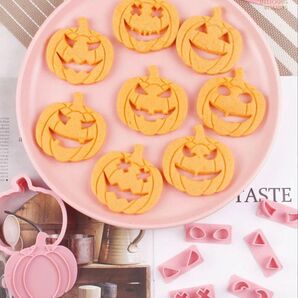 ハロウィン クッキー型セット、手作り 焼き菓子 アイシング クッキー缶 デコ弁 かぼちゃ ジャック 粘土 ボディペイント