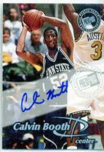 CALVIN BOOTH（マーベリックス、スーパーソニック他）1999 Press Pass　直筆サインカード