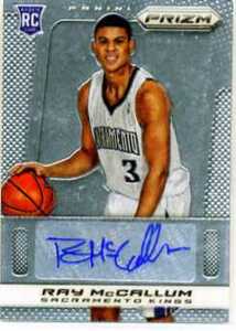 RAY McCALLUM（キングス、スパーズ、グリズリーズ他）13-14 Panini Prizm　ルーキー直筆サインカード