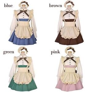 5Lサイズ 長袖メイド服 ハロウィン