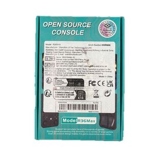 限定特価 OPEN SOURCE CONSOLE R36Max 4.0インチ720x720 携帯ゲーム機 64GB クリアブラック