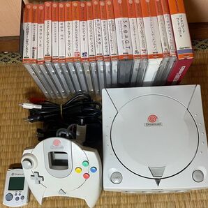 ドリームキャスト本体+帯付きソフトセット4