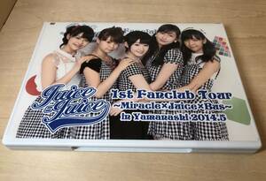 ■送料無料■ DVD Juice=Juice 1st Fanclub Tour -Miracle×Juice×Bus- in 山梨 2014.5