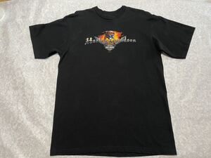 中古美品　HARLEY DAVIDSON◆Michigan 2008/Tシャツ/XL/コットン