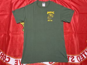 中古美品　USMC ミリタリーポリス　コットンTシャツ