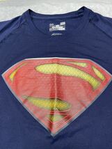 アンダーアーマー　superman コラボTシャツ heat gear_画像2