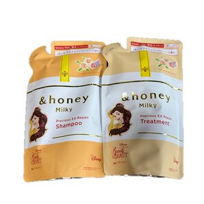 &honey Milky 金木犀&フィグハニー シャンプー&トリートメント 2個セット 限定ベルデザイン